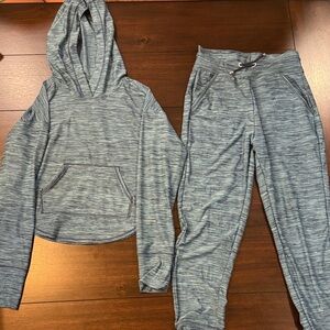 All in Motion Kids Set - Heathered Blue